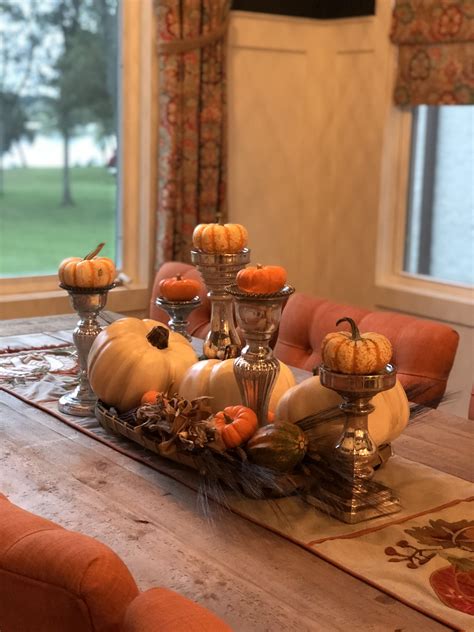 Simple Fall Centerpieces For Table Entryway