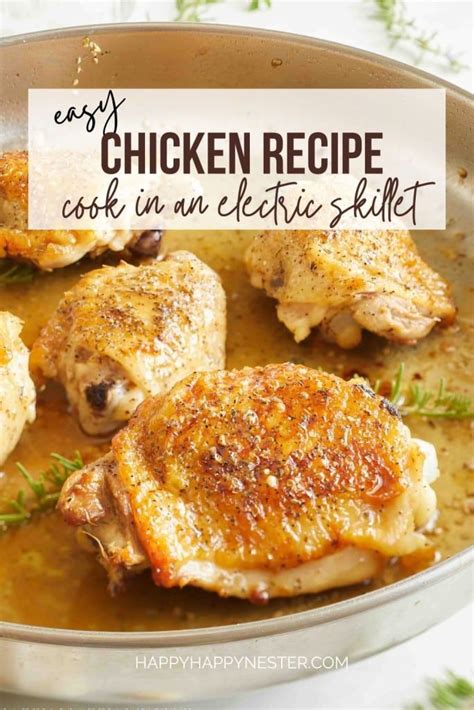 Easy Chicken Recipe For Electric Skillet