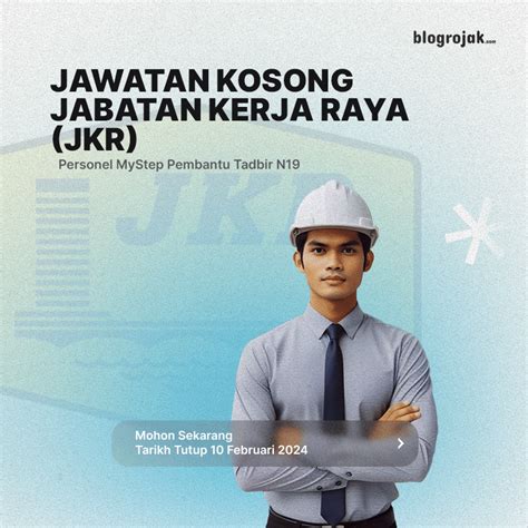 Jawatan Kosong Jabatan Kerja Raya JKR Februari 2024 Blog Rojak