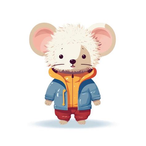 Premium Ai Image Albert Einstein Mouse Beanie Baby A Minimalist