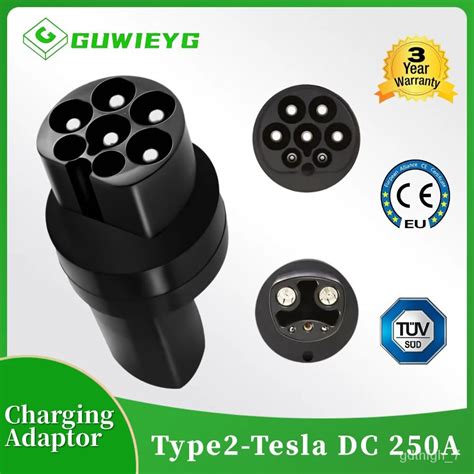 Qm Guwieyg Ev Adaptor Type Eu To Tesla Plug Ev Adapter A V