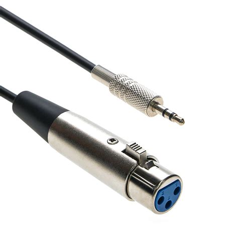 Xlr Female To 35mm Stereo Male Trsbalanced Audio Cable 6ft