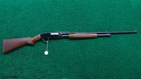 Winchester Model 42 410 Pump Action Shotgun With A Simmons Rib