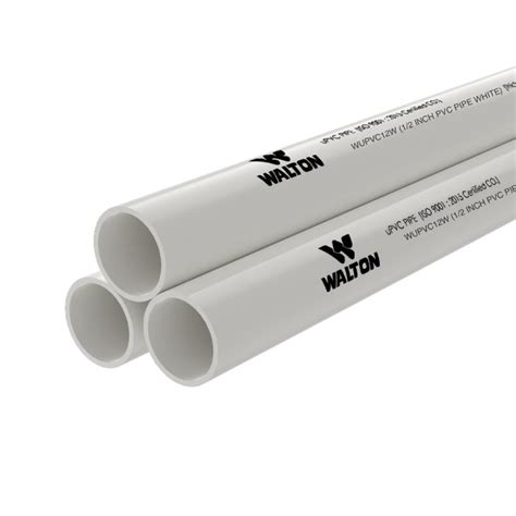 WUPVC12W 1 2 Inch PVC Pipe White