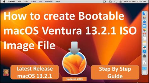 How To Create Bootable Macos Ventura 1321 Iso Image File