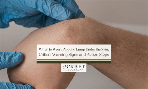 When to Worry About a Lump Under the Skin: Critical Warning Signs and