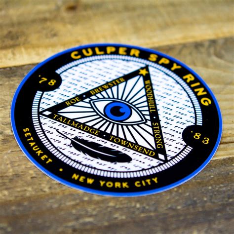 culper spy ring sticker etsy