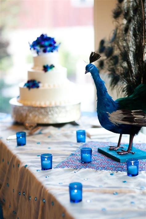 Peacock Themed Reception Peacock Wedding Theme Here Comes The Bride Dream Wedding