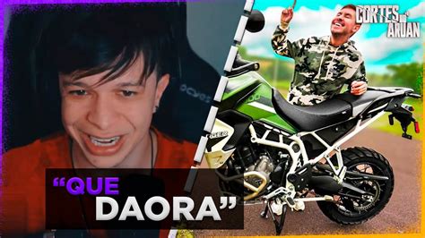 ARUAN REAGE A ESSA É MINHA MOTO NOVA RENAN FIORINI Cortes do