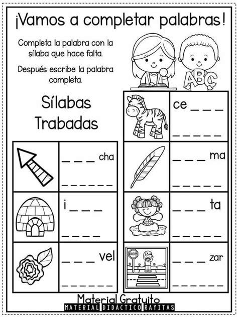 Pin De Idaly En Sílabas Lectura De Palabras Lectura Y Escritura Palabras Con Silabas Trabadas