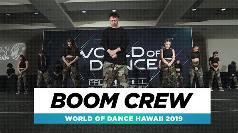 Boom Crew Frontrow Team Division World Of Dance Hawaii