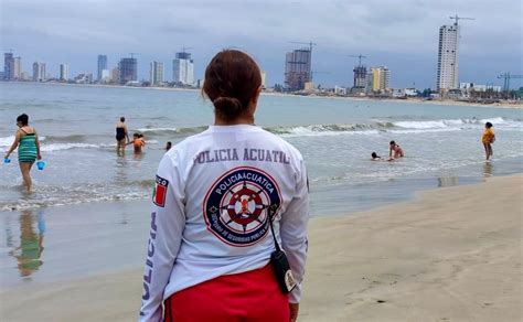 Alerta En Playas De Mazatl N Por Mar De Fondo Prev N Fuerte Oleaje