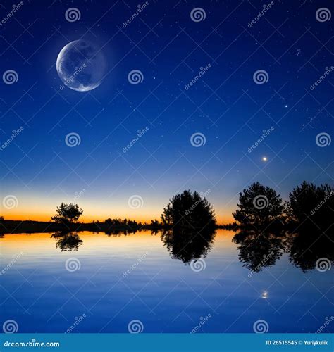 Night sky scene stock image. Image of infinite, astro - 26515545