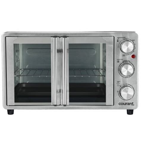 Courant Countertop French Door Convection Toaster Oven And Broiler For