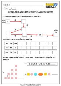 Ef03ma10 Atividades 3 Ano - Atividades de Matemática 3º ano sobre Álgebra segundo a BNCC (EF03MA10 ...