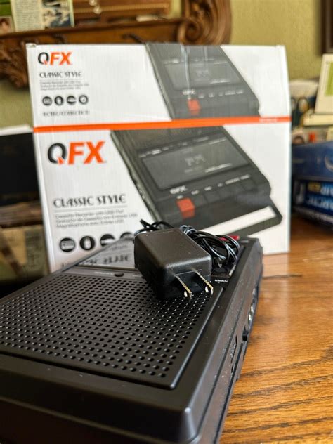 Qfx Retro 39 Portable Shoebox Usb To Cassette Tape Recorder Ebay