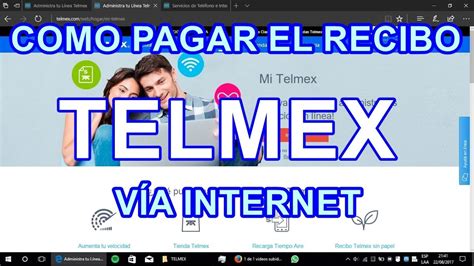 Como DESCARGAR y PAGAR el RECIBO TELMEX VÍA INTERNET YouTube