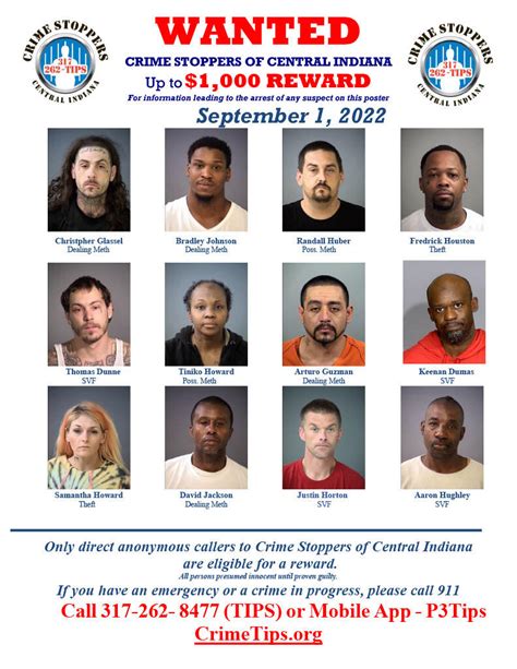 IMPD North District Crime Watch - WANTED Poster - September 2022 ...