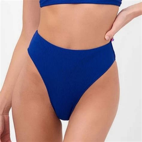 Frankie S Bikinis Swim Nwt Frankies Bikini Jenna Cerulean Blue