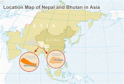 Ultimate Bhutan And Nepal Tourist Maps