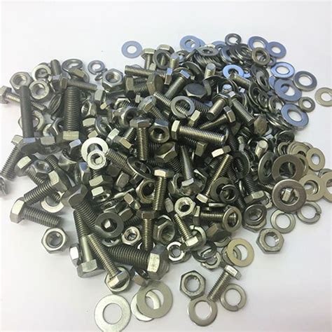 Hexagonal Ss Bolts Nuts 304316 Grades In Apl Brand Material Grade 316304 Size 1mm To 50mm X