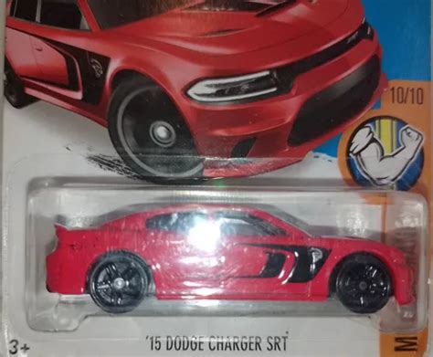 Dodge Charger Srt Color Rojo Hot Wheels Meses Sin Intereses
