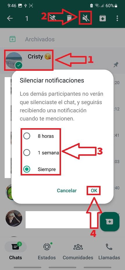 Activar No Molestar En Whatsapp F Cil Y R Pido