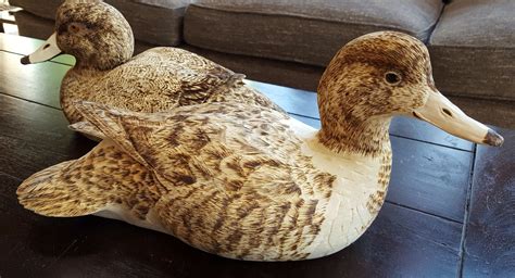 The Wooden Bird Hand Carved Decorative Ducks And Waterfowl Wooden