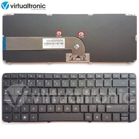 Teclado Hp Dv Dv Dm Negro Con Marco Virtual Tronic