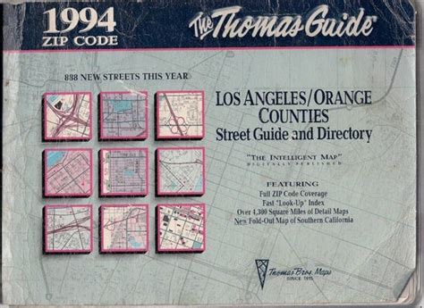 California Thomas Guide Maps Los Angeles and by VIVALASVINTAGE