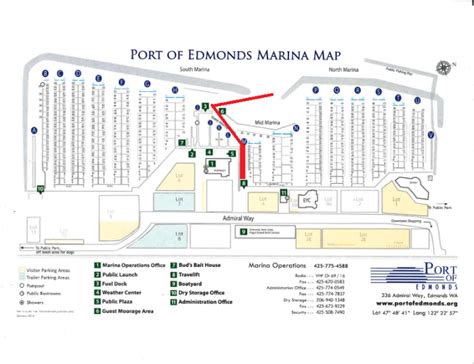 Travelift Map Port Of Edmonds