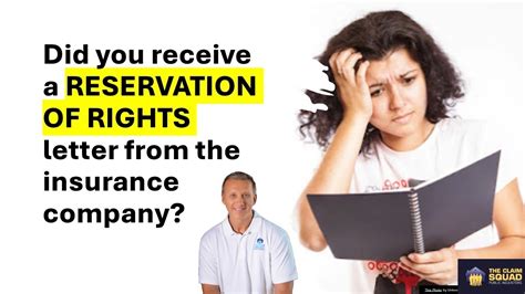 Did You Receive A Reservation Of Rights Letter From The Insurance