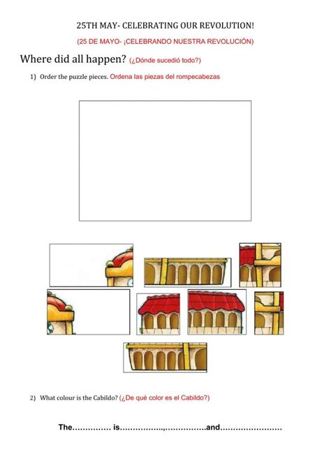 Cabildo Worksheet Education Activities Puzzle Pieces