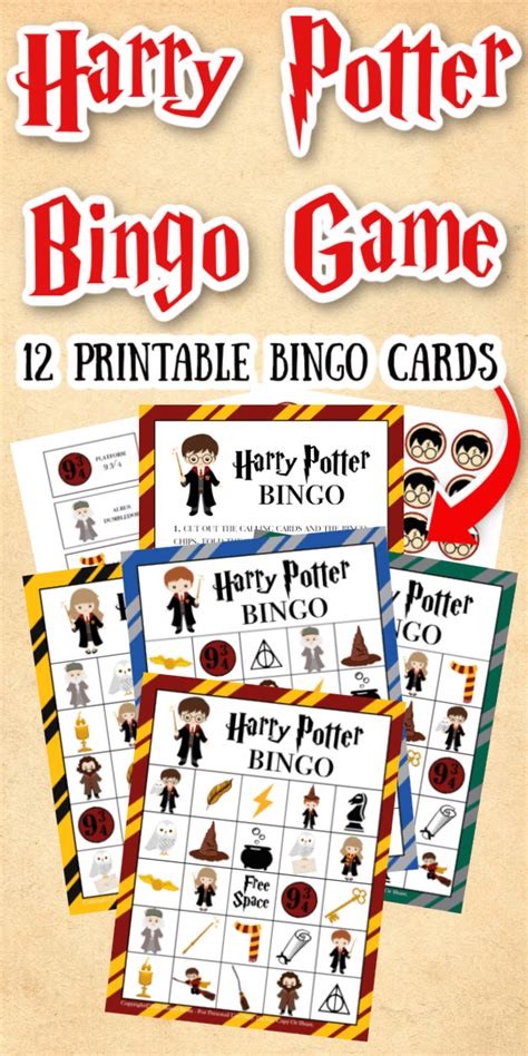 Free Printable Harry Potter Bingo Game Artofit