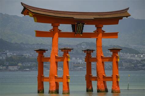 Itsukushima Shrine In Hiroshima Prefecture Japan Editorial Stock Photo