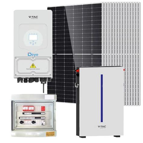 V Tac Kit Fotovoltaico Kw Monofase Tier Inverter Deye V Tac Kw