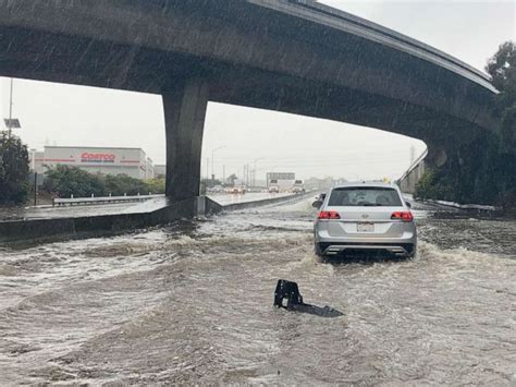 San Francisco Sees Record Rain As Flooding Shuts Down Highway