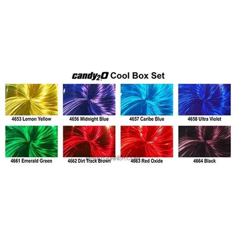 Createx Colors Candy2o 2oz Box Set Cool By Createx Spraygunner