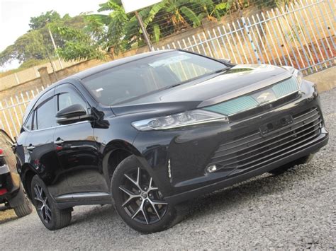 Toyota Harrier Black 2018 Fnl Car Market