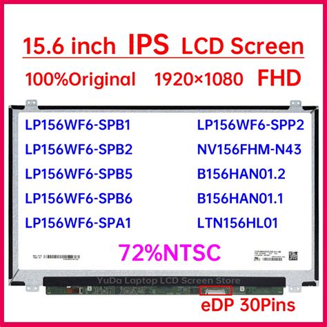 Ips Laptop Lcd Screen Lp Wf Spb Spb Spb Spb Spa Nv Fhm