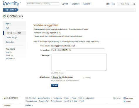 ipernity  wwwipernitycomhelpsupport  team