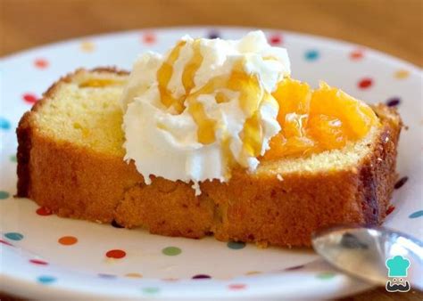 Receta De Pastel De Naranja Esponjoso Con Jarabe