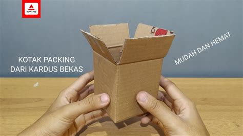 Cara Membuat Kotak Packing Dari Kardus Bekas Mudah Dan Hemat Biaya