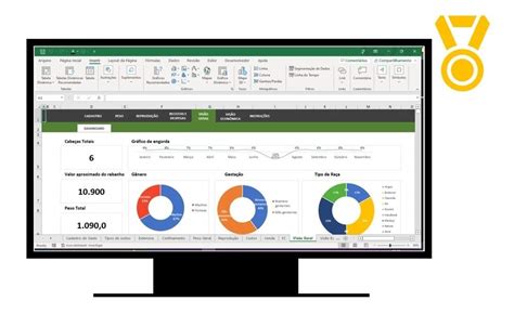 Planilha Para Controle De Gado De Corte E Engorda Em Excel