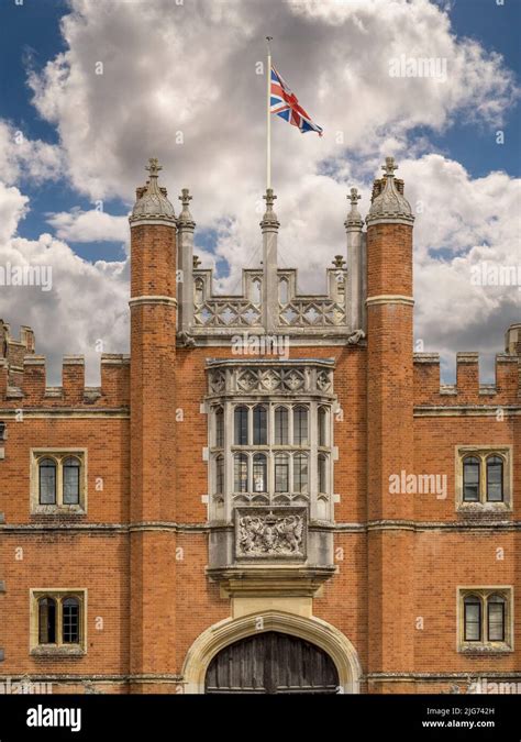 Upper Section Of The Great Gatehouse The Main Entrance To Hampton