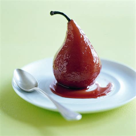 Wine Poached Pears Recipe Martha Stewart