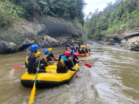 Mapala Sakai Gelar Latihan Dasar Terbuka Di Arung Jeram Sungai Kopu