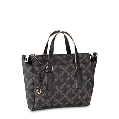 City pequeño Infinit de Lona en color negro nude TOUS