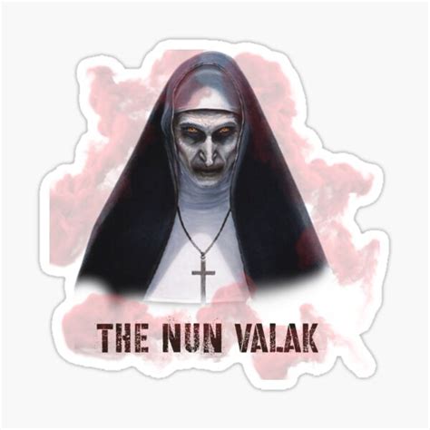 The Nun Valak Sticker For Sale By Creativepc Redbubble