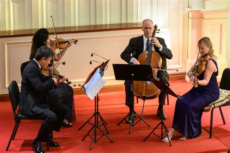 The New York Philharmonic String Quartet Plays At Bridgehampton